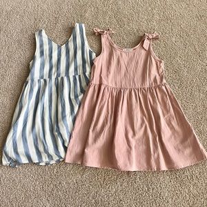 2 girls beach dresses, never worn size 10